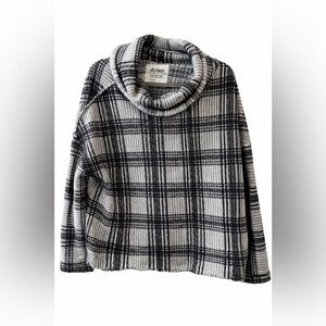 Dylan Los Angeles Plaid Thin Sweater Size Medium